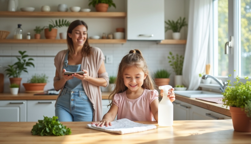 A clean home can be achieved without unnecessary chemicals, just a few simple habits are enough.