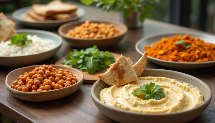 Chickpeas are suitable for salads, curries, and soups because they are filling, nutritious, and vers