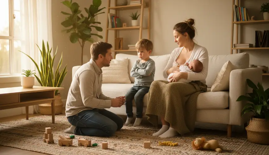# What to Do When Sibling Jealousy Arrives After a Baby's Birth

Sibling jealousy after a new baby a