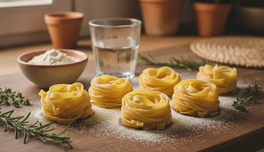 Homemade chickpea pasta is surprisingly easy