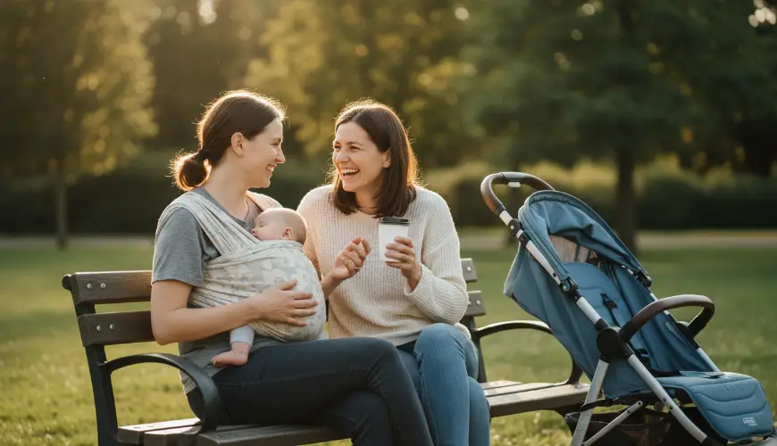 How to maintain friendships after having a baby