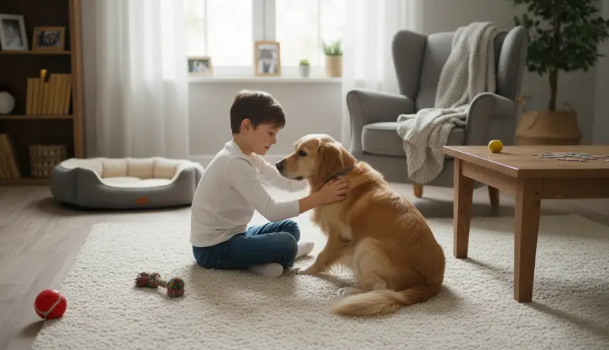 How to raise a child with a pet