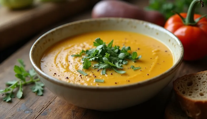 Kohlrabi Soup from Grandma's Kitchen and Its Secret
