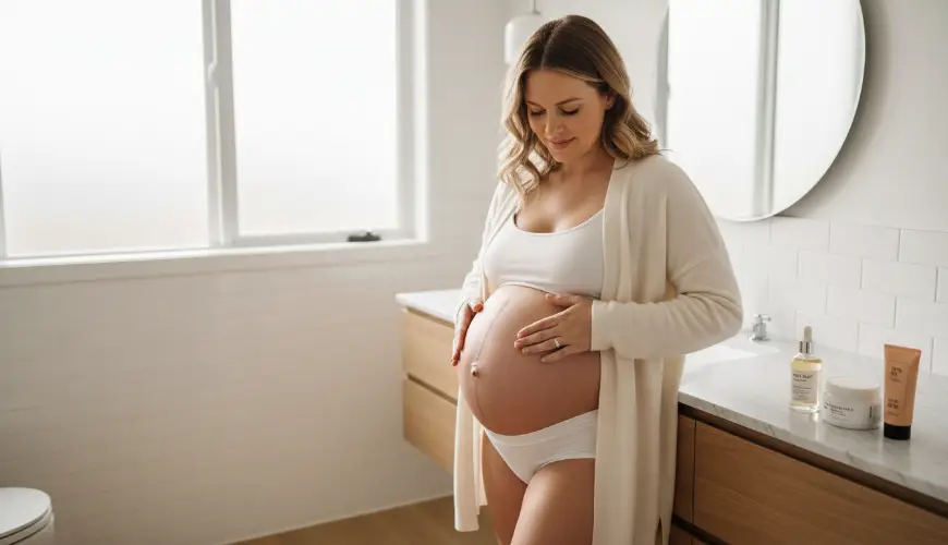 # Linea nigra and other skin changes during pregnancy