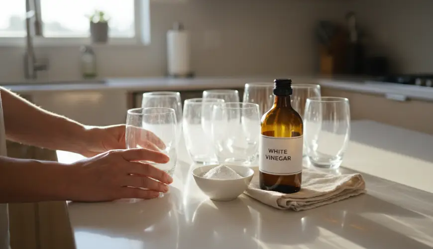 Cloudy Glasses from the Dishwasher with White Residue and How to Save Them