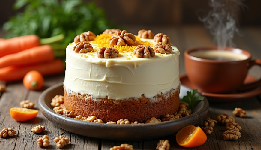You can bake a gluten-free carrot cake at home so that it's moist, fragrant, and doesn't crumble.