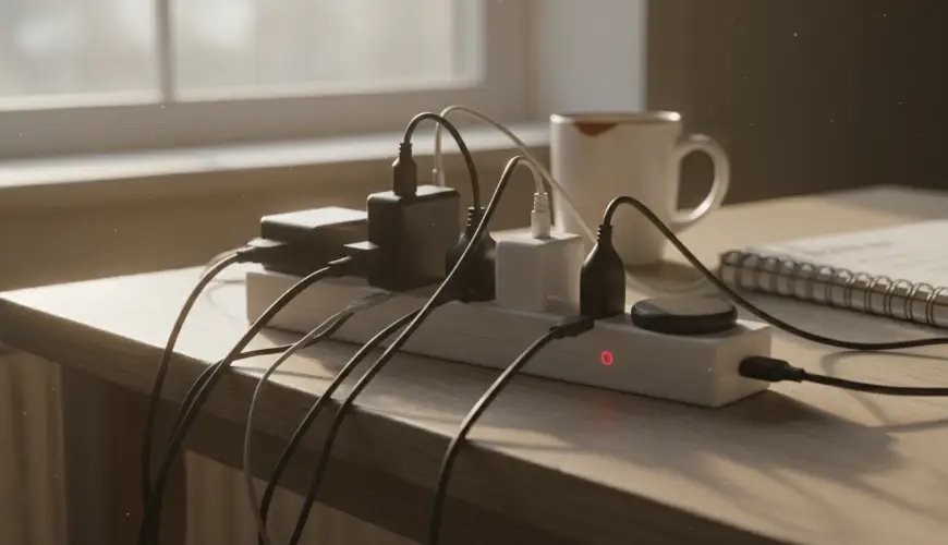 Chargers plugged in without a device draw unnecessary energy