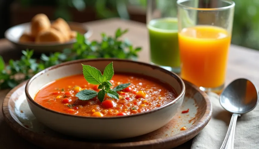 Discover the magic of homemade roasted tomato soup full of flavor