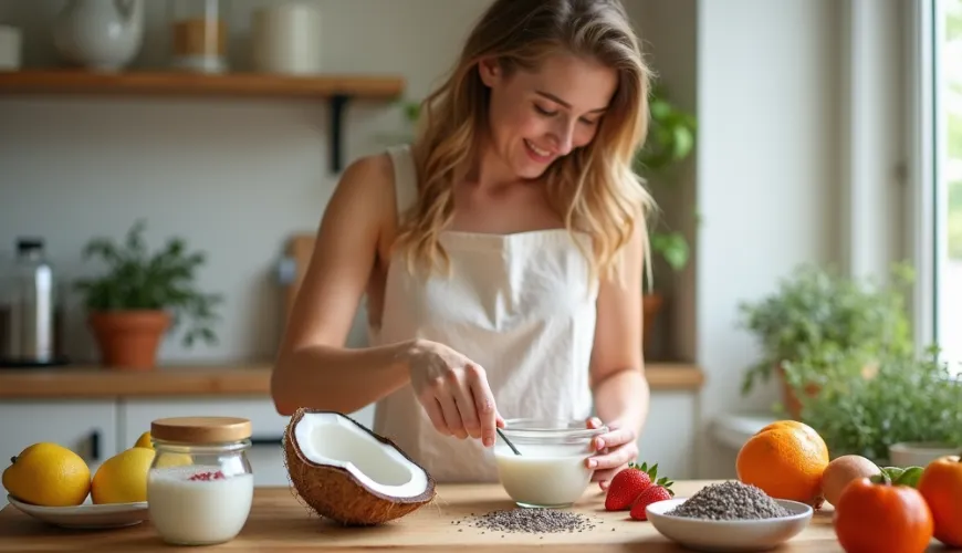 Discover the magic of a quick dessert made from coconut milk and refresh your menu.