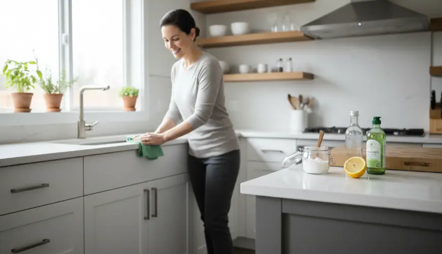 # Degreasing Kitchen Cabinet Doors Simply Without Chemicals