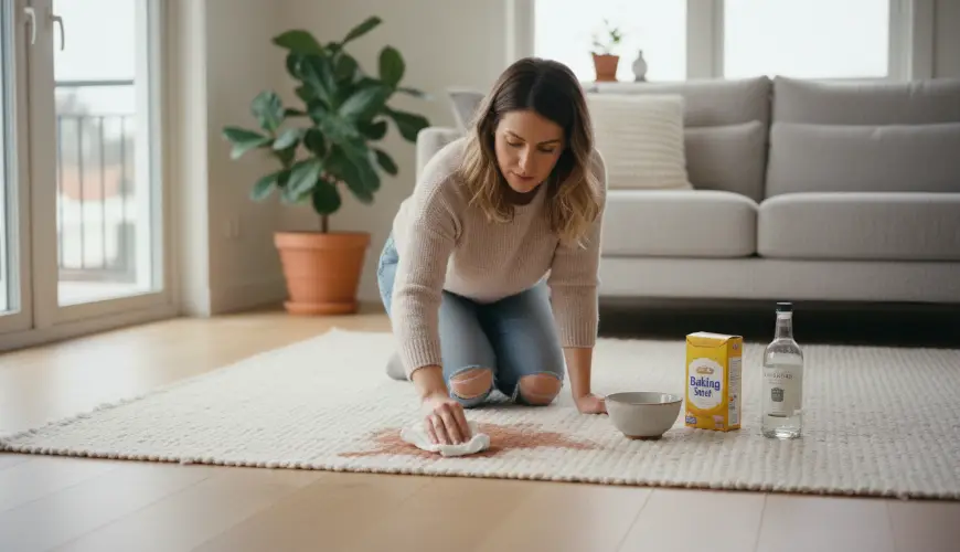# Removing a Dried Stain from Carpet Step by Step