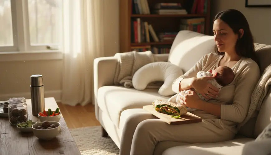 Practical meals you can manage to eat even with a baby in your arms