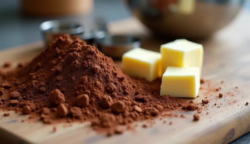 Making homemade chocolate from butter and cocoa is quicker than you think