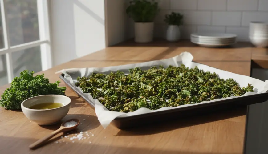 # Prepare Kale Chips from the Oven in 10 Minutes