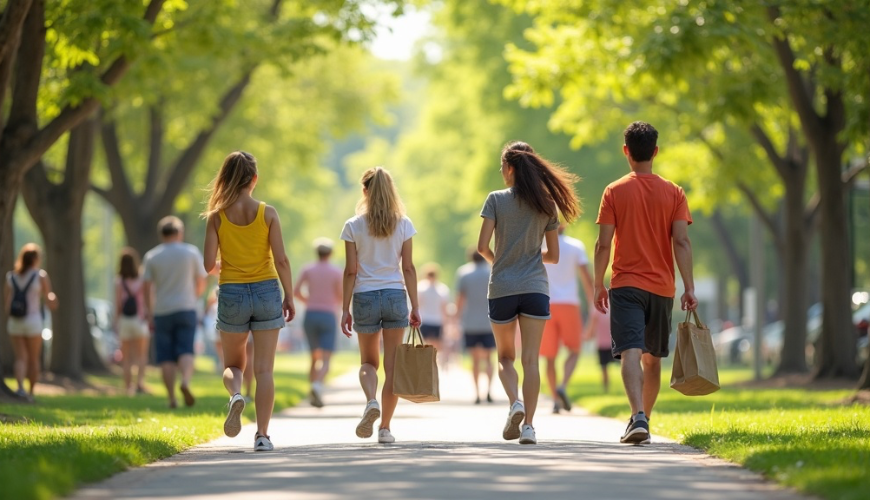 Natural movement in everyday life works even without the gym