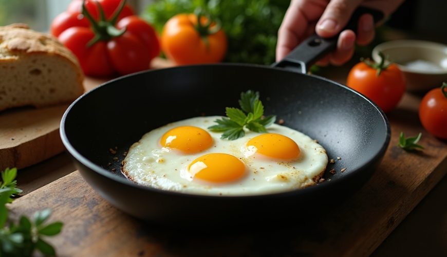 Poached eggs are suitable when you need to supplement protein without unnecessarily complicated cook