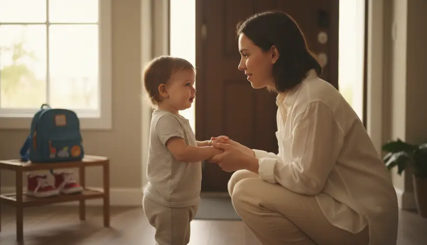 # Separation Anxiety in Toddlers and How to Handle It Calmly