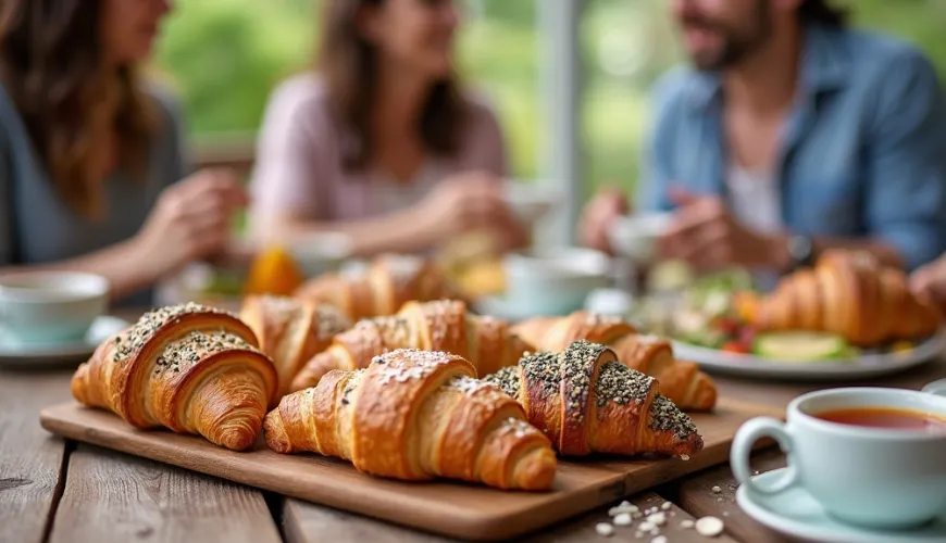 Savory puff pastry croissants that will delight your taste buds