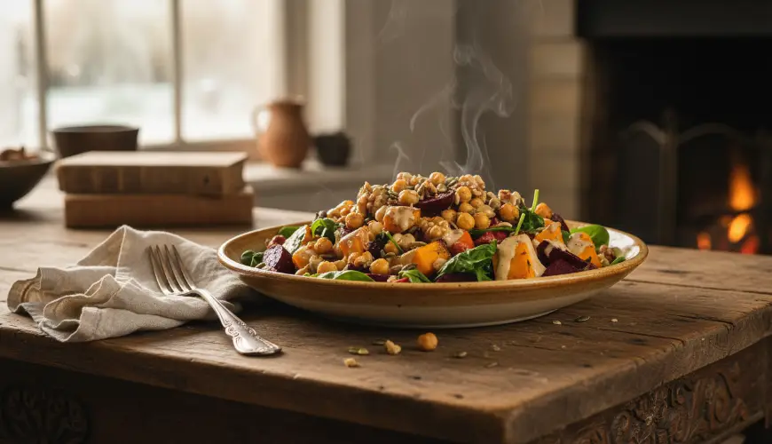 Warm salads for cold days full of seasonal vegetables