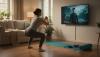 Exercising in front of the TV will help you stay fit without a gym