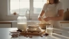 # Homemade Almond Milk Without Waste and With Pulp