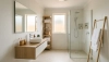 Even a small bathroom can be functional and beautiful