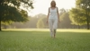 Slow barefoot walking on grass as sensory training