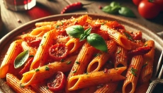 Arrabiata is a spicy Italian sauce full of flavors.