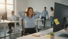 Seated desk exercises you can do even during a meeting