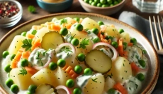 Try a diet version of the salad that won't burden your digestion.