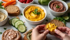 Homemade plant-based spreads can help you when you want a quick, balanced meal.