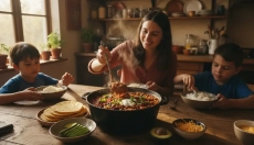 Bean chilli pot without meat that will satisfy the whole family