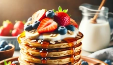 Try delicious protein-packed fitness pancakes