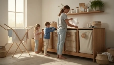 Functional laundry system without unnecessary stress