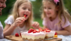 Strawberry tiramisu is a light variant that you must try