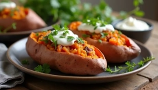 How to Easily and Quickly Make Baked Stuffed Sweet Potatoes at Home