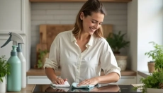 How to Naturally Remove Grease in the Kitchen so the Range Hood and Tiles Shine Again