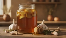 # How to Prepare Fermented Garlic Cloves in Honey

Fermented garlic in honey is a simple and delicio