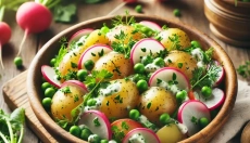 Enjoy the freshness with a spring potato salad
