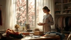 Spring as a new beginning that helps you let go of old things and thoughts