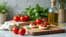 The simplicity of caprese canapés will enchant you at every celebration.