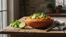 Simple recipe for mashed sweet potatoes with lime and coriander