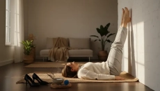 Yoga Positions for Leg Relief After a Day in Heels