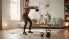 Kettlebell is the ideal piece of equipment for home strength training that can replace an entire gym