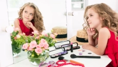 Cosmetics for young girls with delicate children's skin