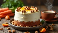 You can bake a gluten-free carrot cake at home so that it's moist, fragrant, and doesn't crumble.