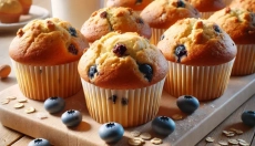The best muffins for preschool children with fruit and quark
