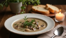 Find inspiration in French mushroom soup