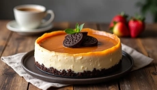 No-bake cheesecake as a quick solution for sweet cravings