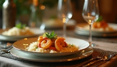 Discover a touch of exoticism with shrimp in coconut milk